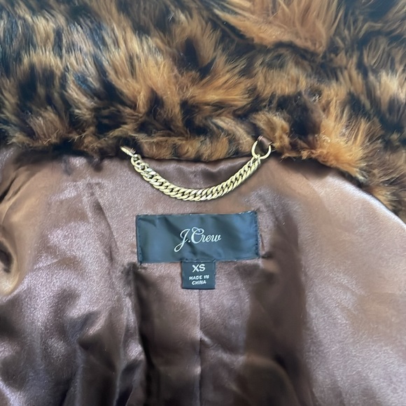 JCrew Leopard Coat - Stunning! Like new - Picture 2 of 6